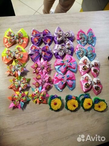 Бантики + ободки ручной работы