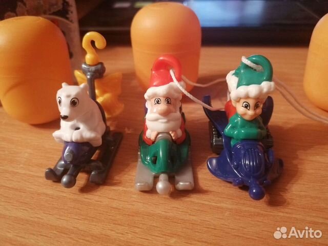 Фигурки из киндера новогодние серии
