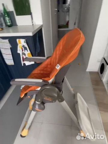 Стульчик высокий Chicco Polly 2в1 wood friends