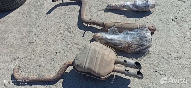 Выхлопная система на skoda Rs