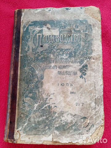 Антикварная книга. Плодоводство. 1911 год