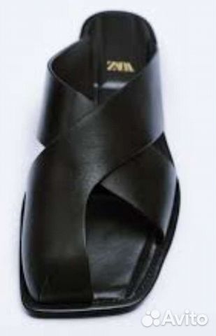 Шлепки сандали босоножки кожа Zara