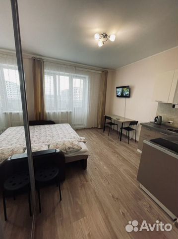 

Квартира-студия, 27 м², 1 кровать