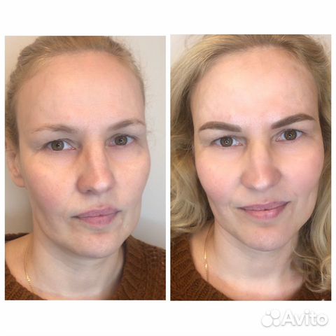 Перманентный макияж бровей, губ