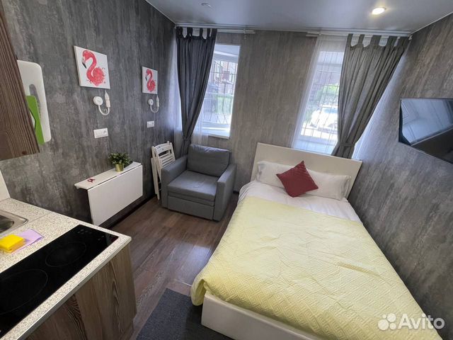 

Квартира-студия в апарт-отеле, 12 м², 1 кровать