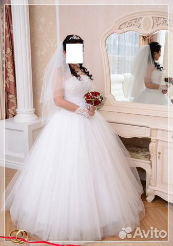 Красивое Пышное Свадебное Платье
