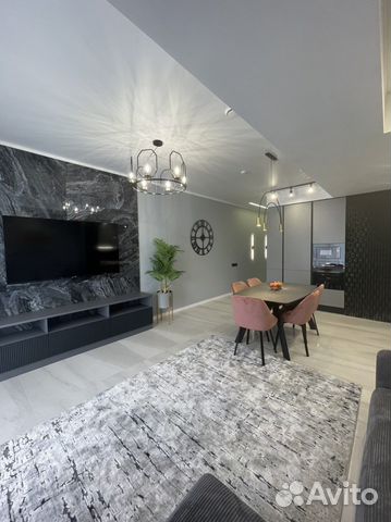 

1-к. квартира, 80 м², 2 кровати