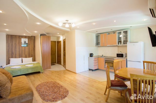 

Квартира-студия, 34 м², 2 кровати