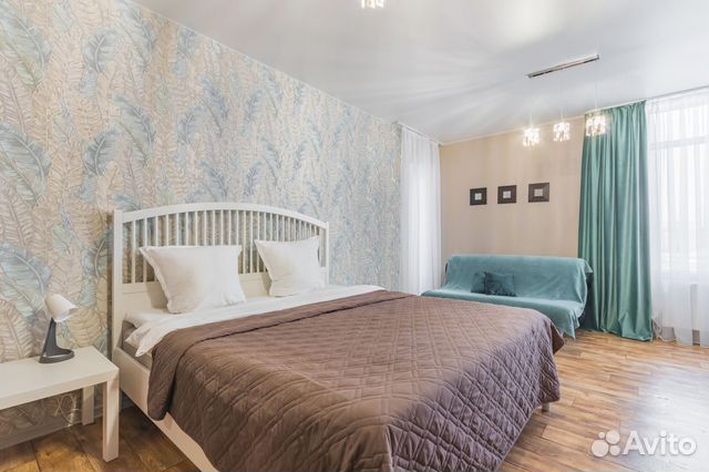 

1-к. квартира, 55 м², 3 кровати