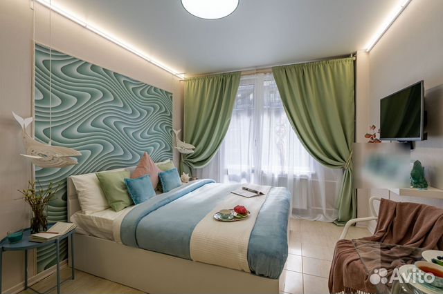 

Квартира-студия, 25 м², 2 кровати