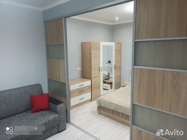 

1-к. квартира, 41 м², 2 кровати
