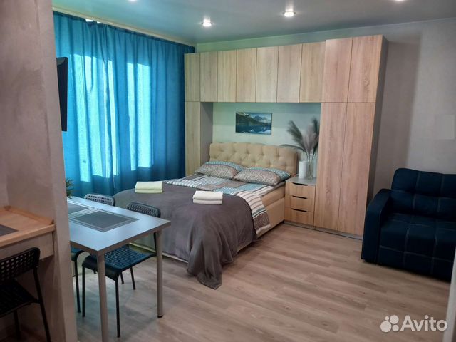 

Квартира-студия, 28 м², 2 кровати