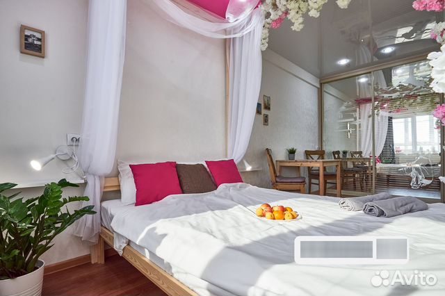 

Квартира-студия, 29 м², 2 кровати
