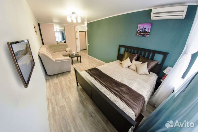 

1-к. квартира, 38 м², 2 кровати