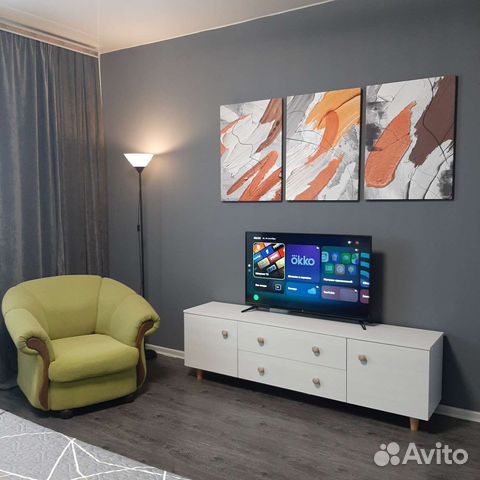 

1-к. квартира, 55 м², 2 кровати