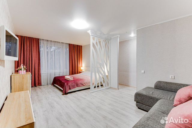 

1-к. квартира, 34 м², 2 кровати