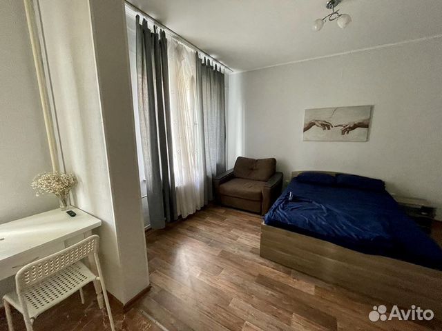 

Квартира-студия, 30 м², 2 кровати