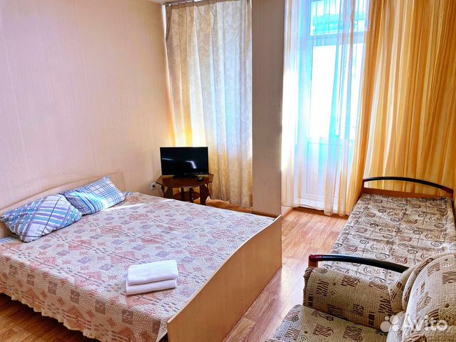 

1-к. квартира, 42 м², 2 кровати