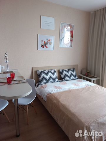 

Квартира-студия, 28 м², 2 кровати