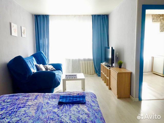 

1-к. квартира, 47 м², 2 кровати