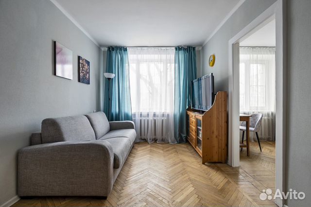 

2-к. квартира, 42 м², 2 кровати