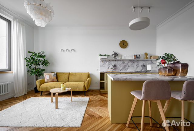 

1-к. квартира, 51 м², 2 кровати