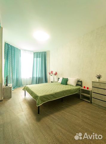 

1-к. квартира, 39 м², 2 кровати