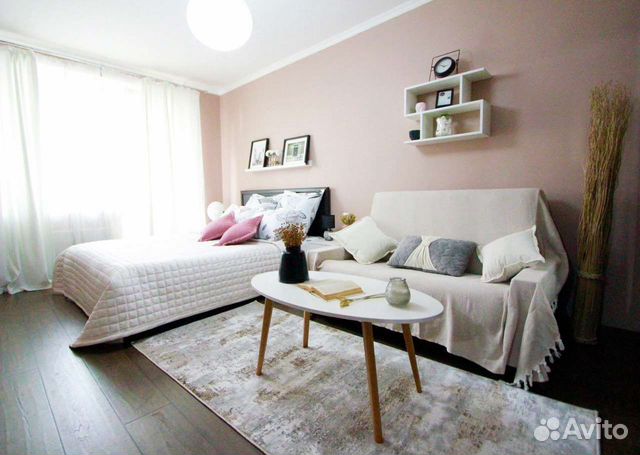 

1-к. квартира, 33 м², 2 кровати
