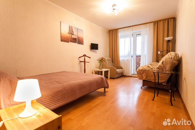 

1-к. квартира, 46 м², 4 кровати