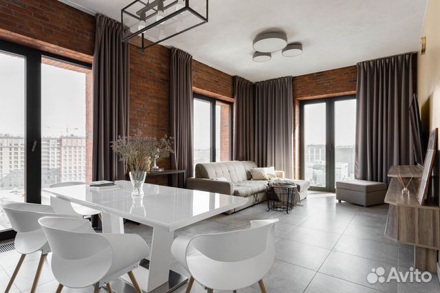 

4-к. квартира в апарт-отеле, 120 м², 4 кровати