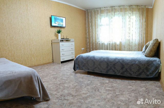 

1-к. квартира, 42 м², 3 кровати