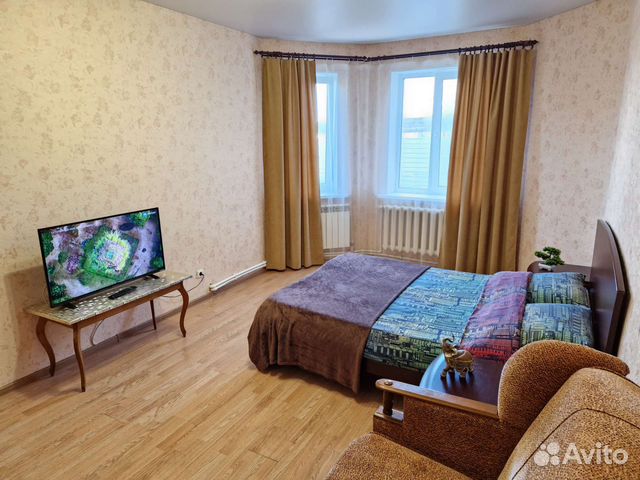 

1-к. квартира, 45 м², 2 кровати