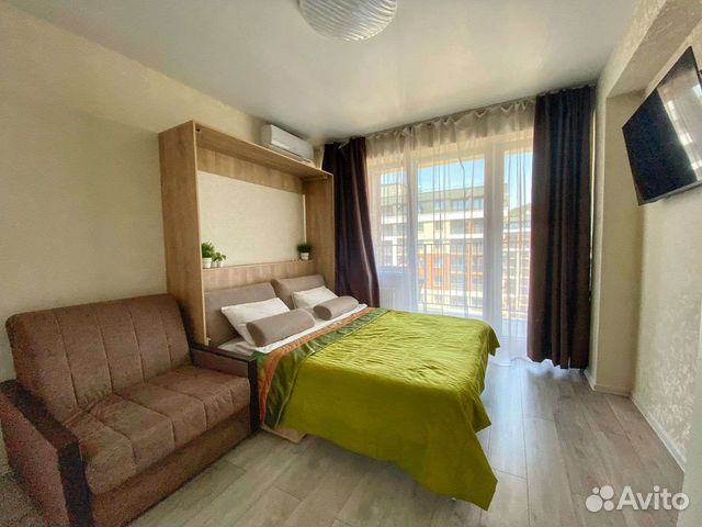 

Квартира-студия, 24 м², 2 кровати
