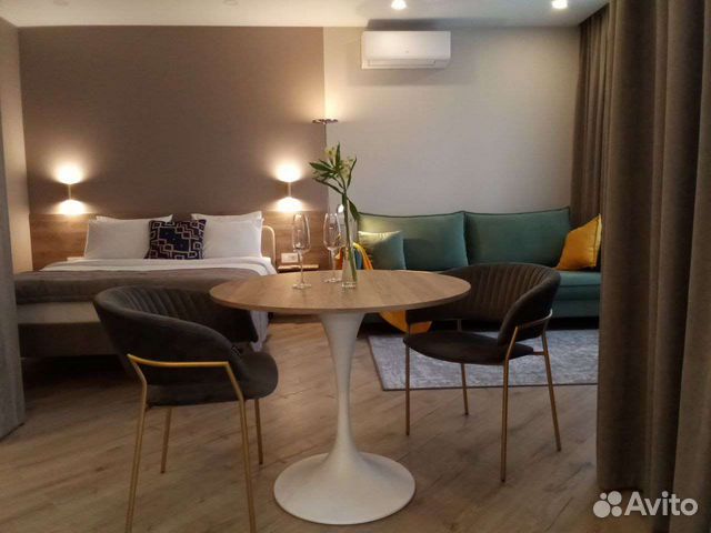 

Квартира-студия, 42 м², 2 кровати