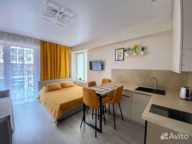 

Квартира-студия, 30 м², 2 кровати