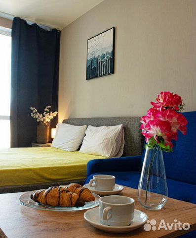 

Квартира-студия, 24 м², 2 кровати
