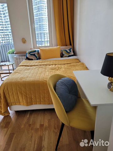 

Квартира-студия, 27 м², 1 кровать