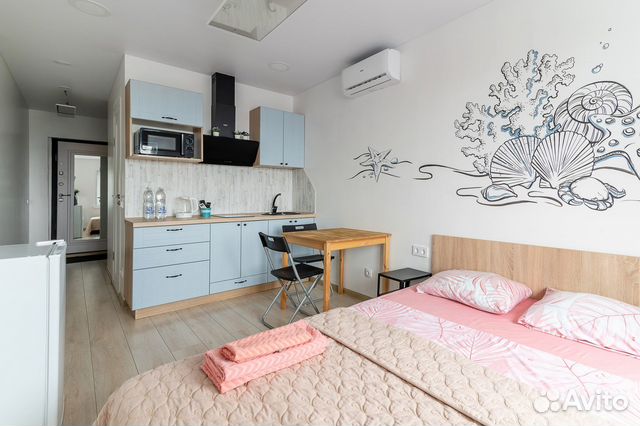 

Квартира-студия, 22 м², 1 кровать