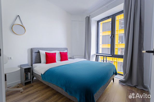 

2-к. квартира, 43 м², 2 кровати