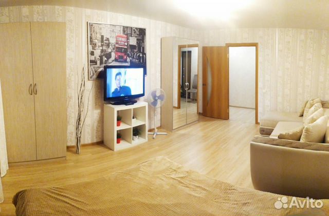 

1-к. квартира, 54 м², 3 кровати