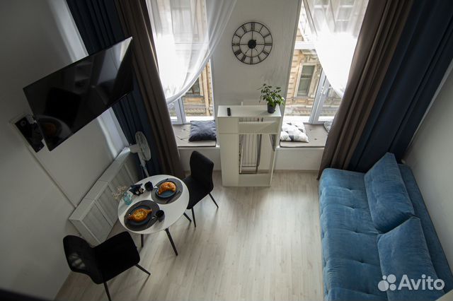 

Квартира-студия, 28 м², 2 кровати