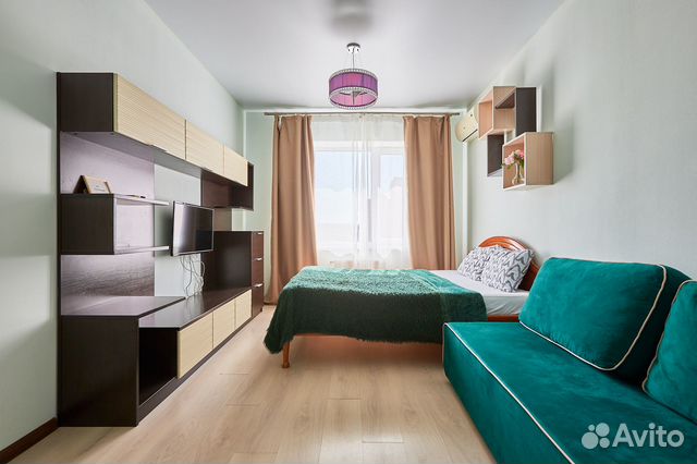 

1-к. квартира, 40 м², 2 кровати