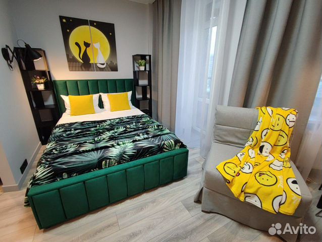 

Квартира-студия, 32 м², 2 кровати
