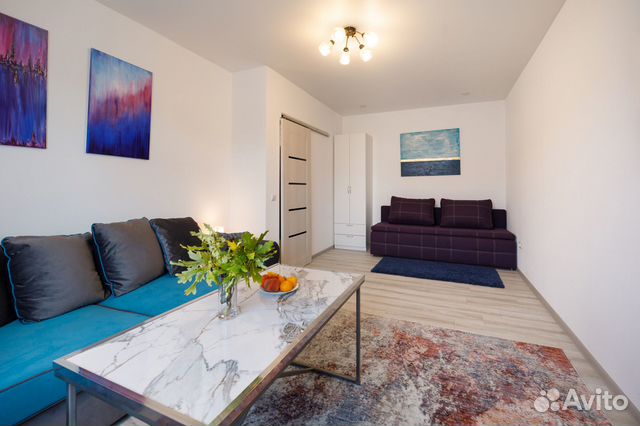 

1-к. квартира, 37 м², 2 кровати