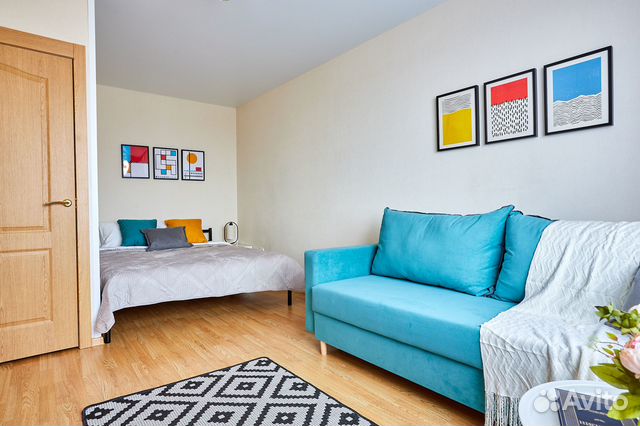 

1-к. квартира, 35 м², 2 кровати