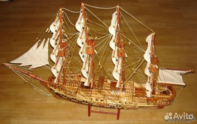 Модель парусника, 80 см