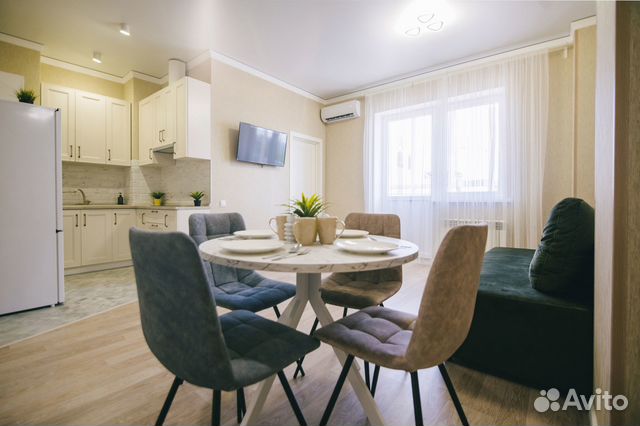 

1-к. квартира, 55 м², 3 кровати
