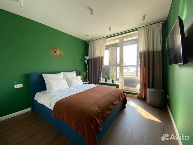 

1-к. квартира, 42 м², 2 кровати