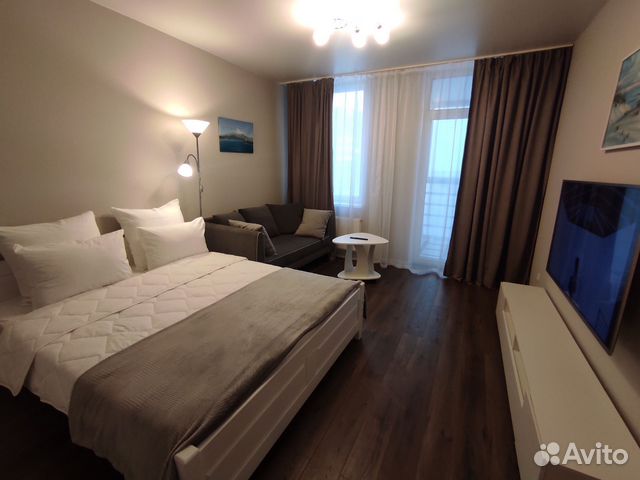 

1-к. квартира, 52 м², 2 кровати