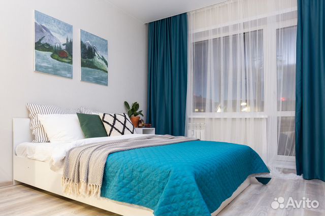 

1-к. квартира, 42 м², 2 кровати